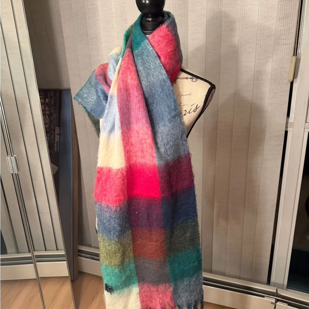Colorful Plaid Women's Scarf - Picture 4 of 10